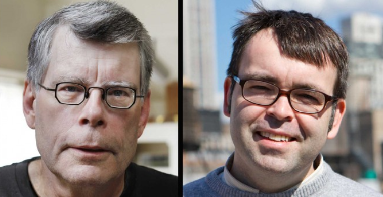 Stephen King e Owen King in un collage