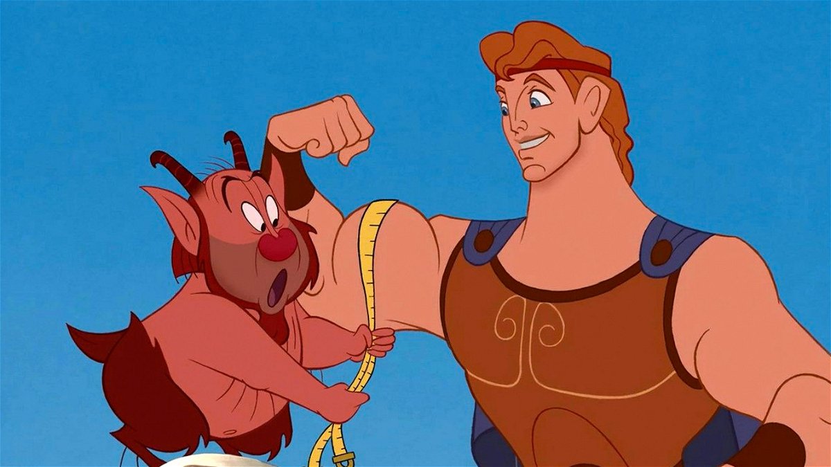 Filottete e Hercules in una scena del film