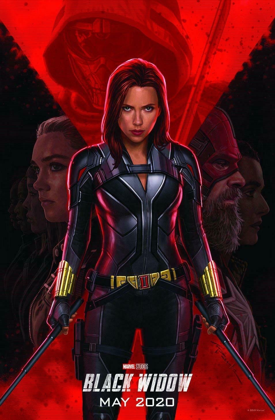 Il poster ufficiale di Black Widow (2020)