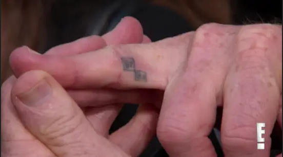 Tatuaggio di Breaking Bad sul dito di Bryan Cranston