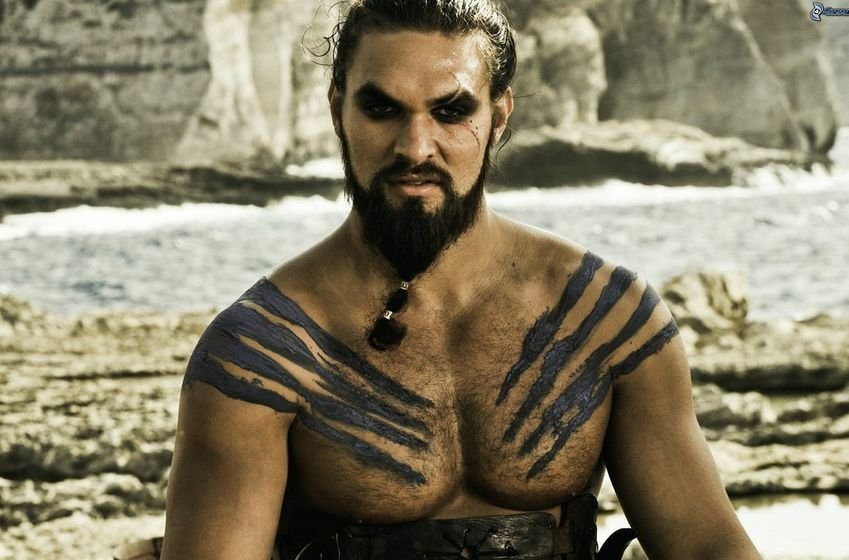Jason Momoa è Khal Drogo in Game of Thrones