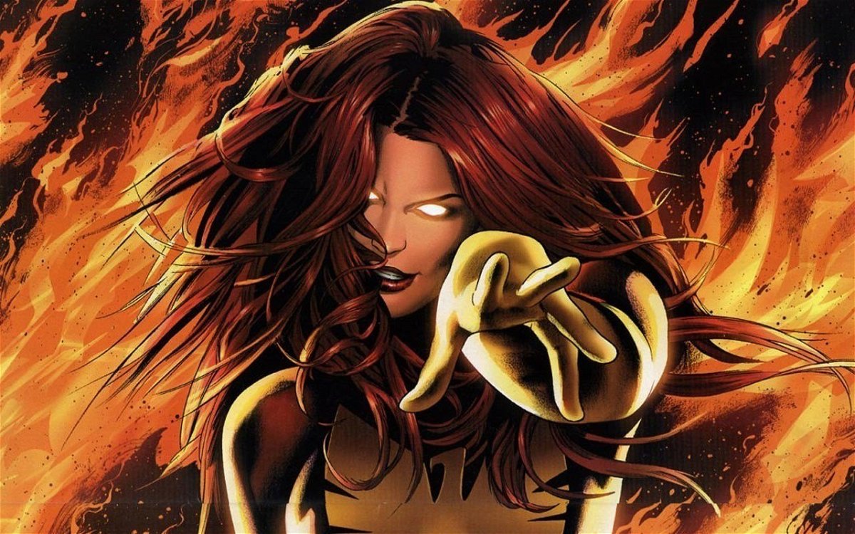La fenice nera ritratta nei fumetti sugli X-Men