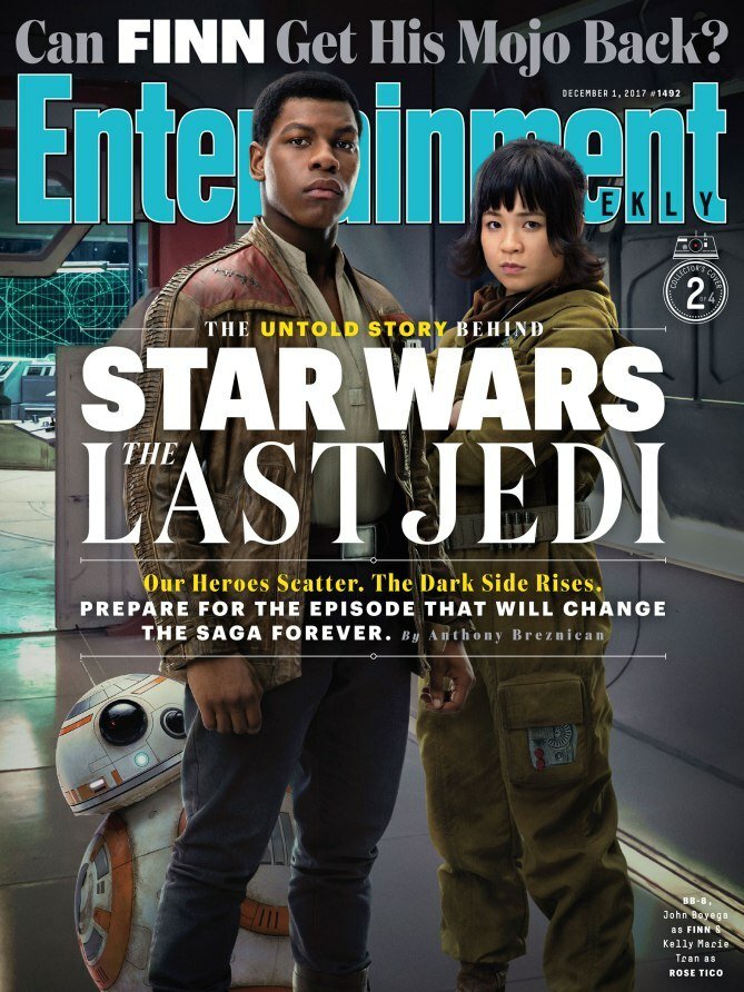Star Wars: Gli Ultimi Jedi, la copertina su Entertainment Weekly