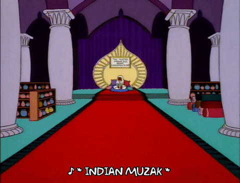 Apu e Homer in viaggio