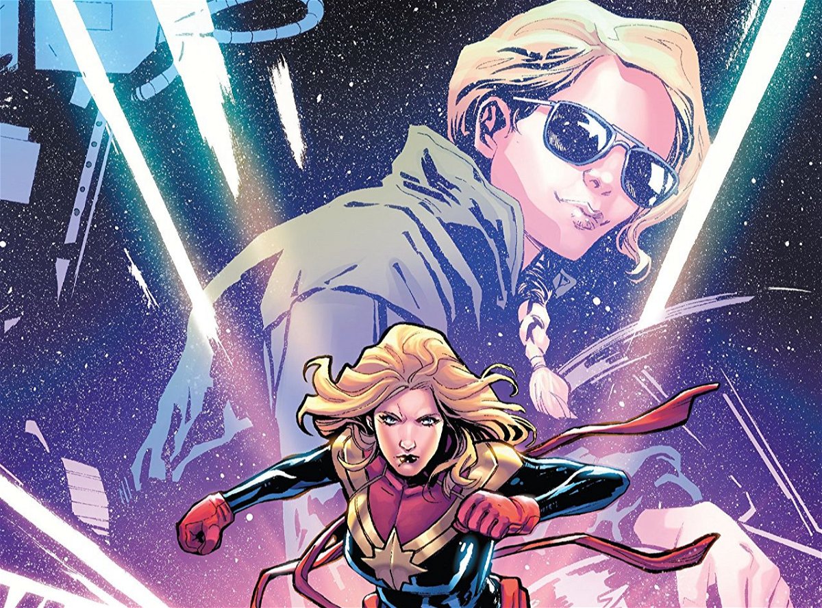 Dettaglio della cover di Captain Marvel: Braver & Mightier #1