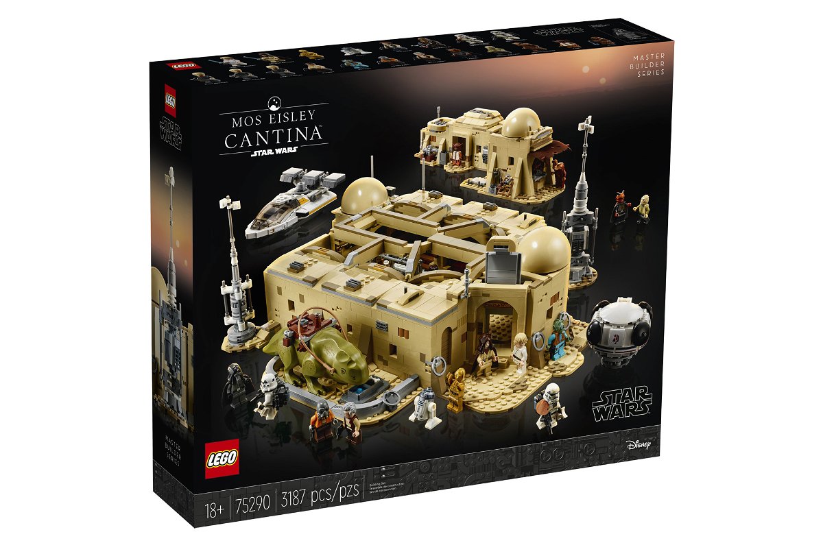 La scatola della LEGO Star Wars Taverna Mos Eisley