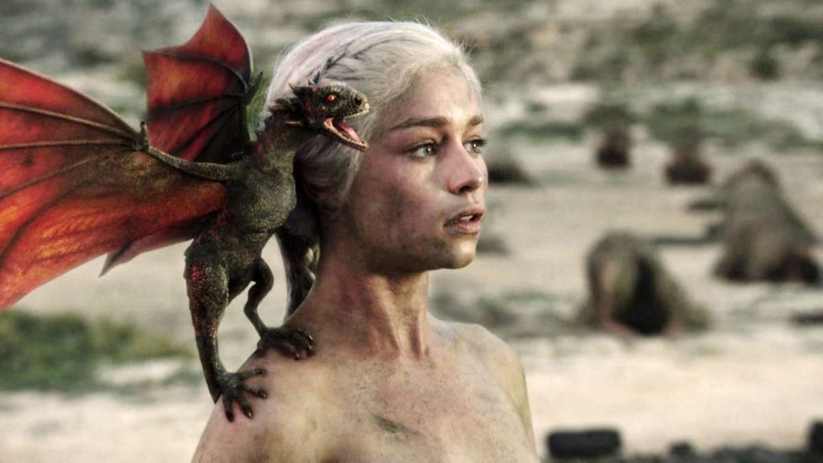 Daenerys e il neonato Drogon
