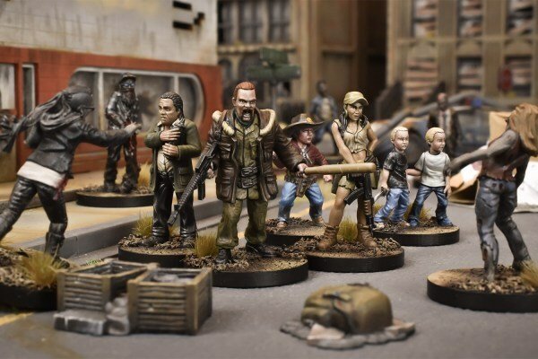 Le miniature del gioco The Walking Dead – All Out War
