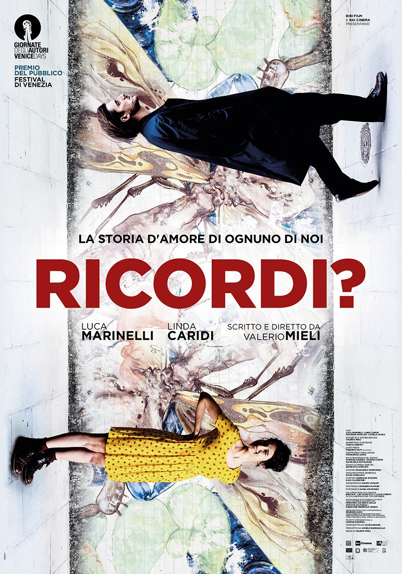 Luca Marinelli e Linda Caridi nel poster di Ricordi?