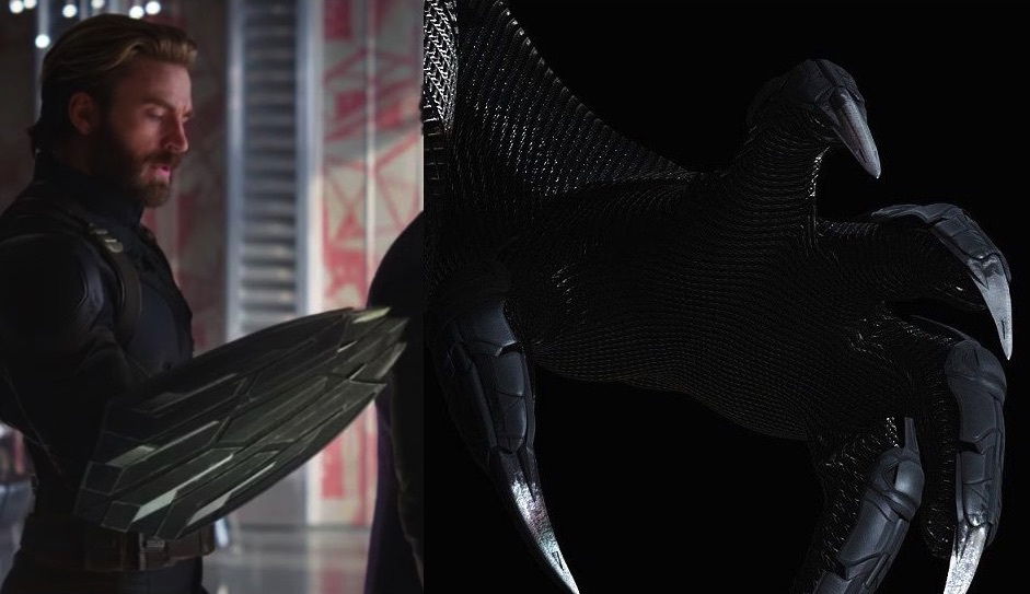 Clicca per vedere l'immagine originale Lo scudo retrattile di Captain America e gli artigli di Black Panther possono ferire Thanos?