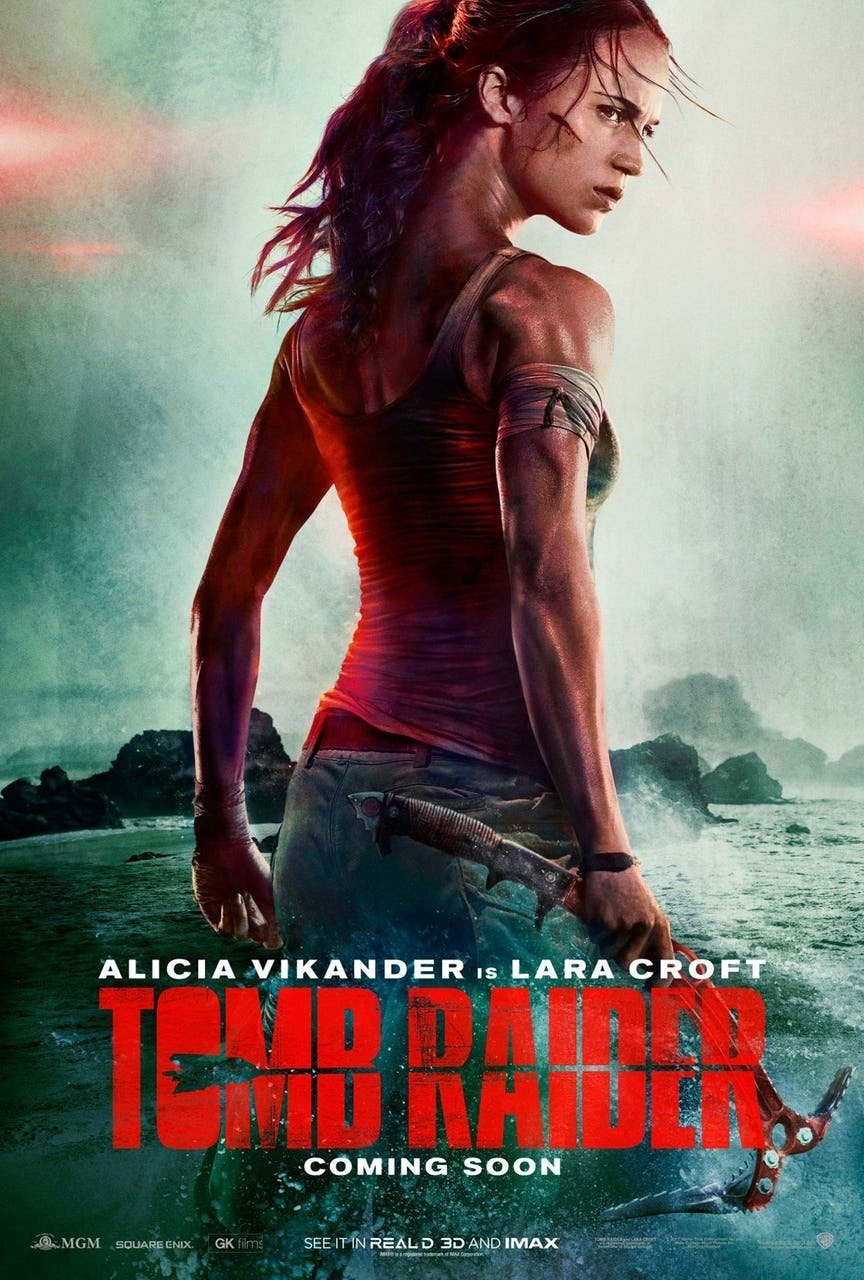 Alicia Vikander è Lara Croft nel primo poster ufficiale di Tomb Raider