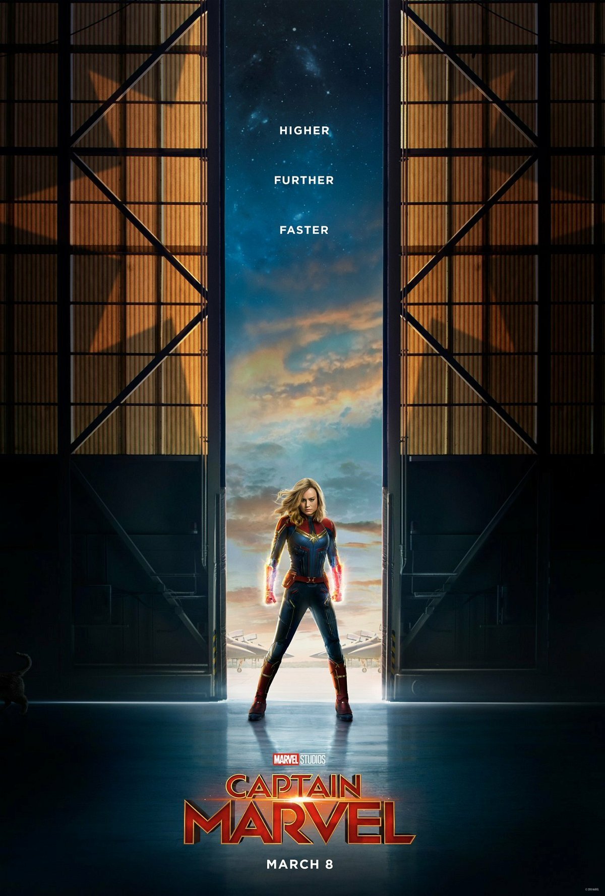 Il primo poster di Captain Marvel nasconde in basso a sinistra il gatto Goose