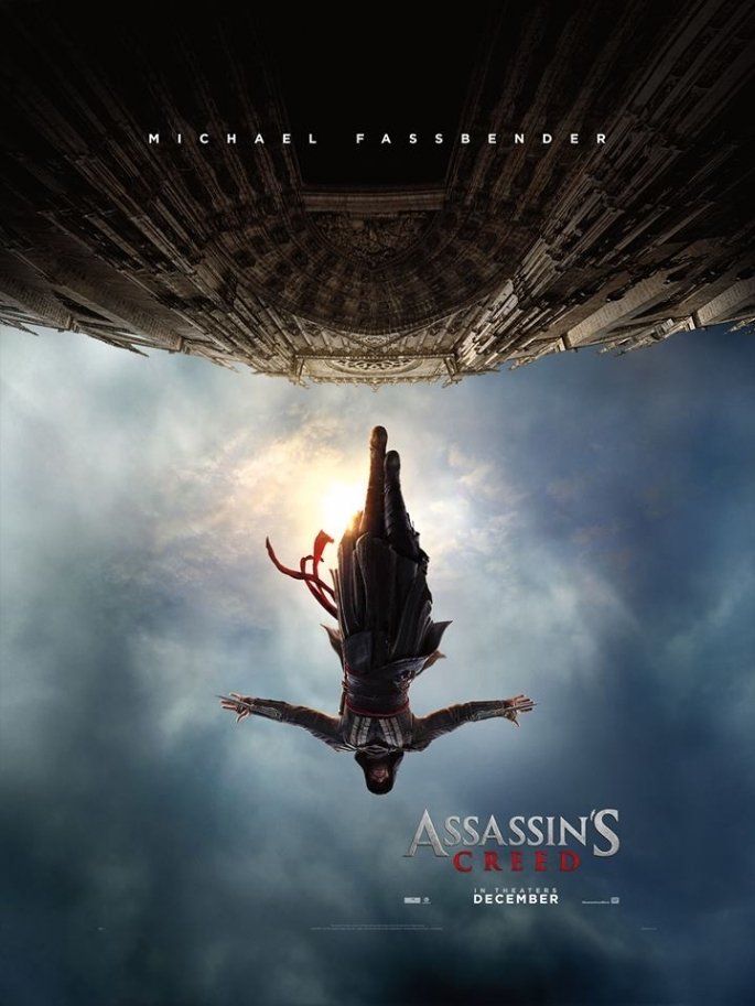 Michael Fassbender nel poster di Assassin's Creed