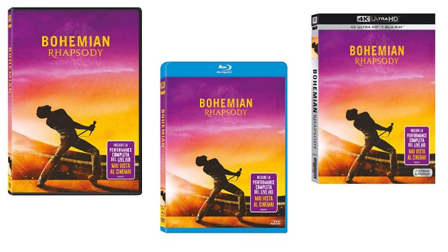 Bohemian Rhapsody - Home Video - DVD e Blu-ray