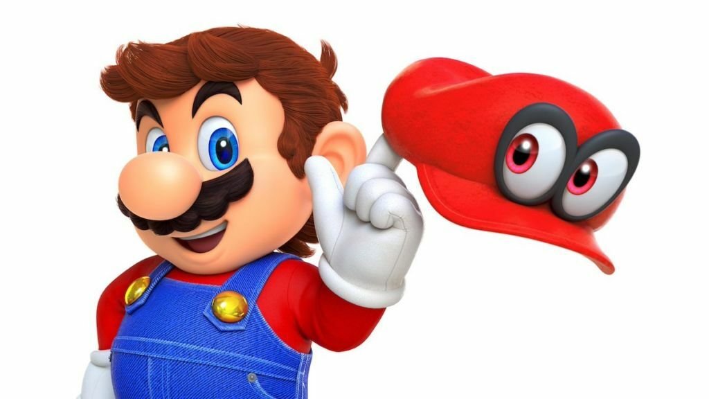 Mario posa con Cappy