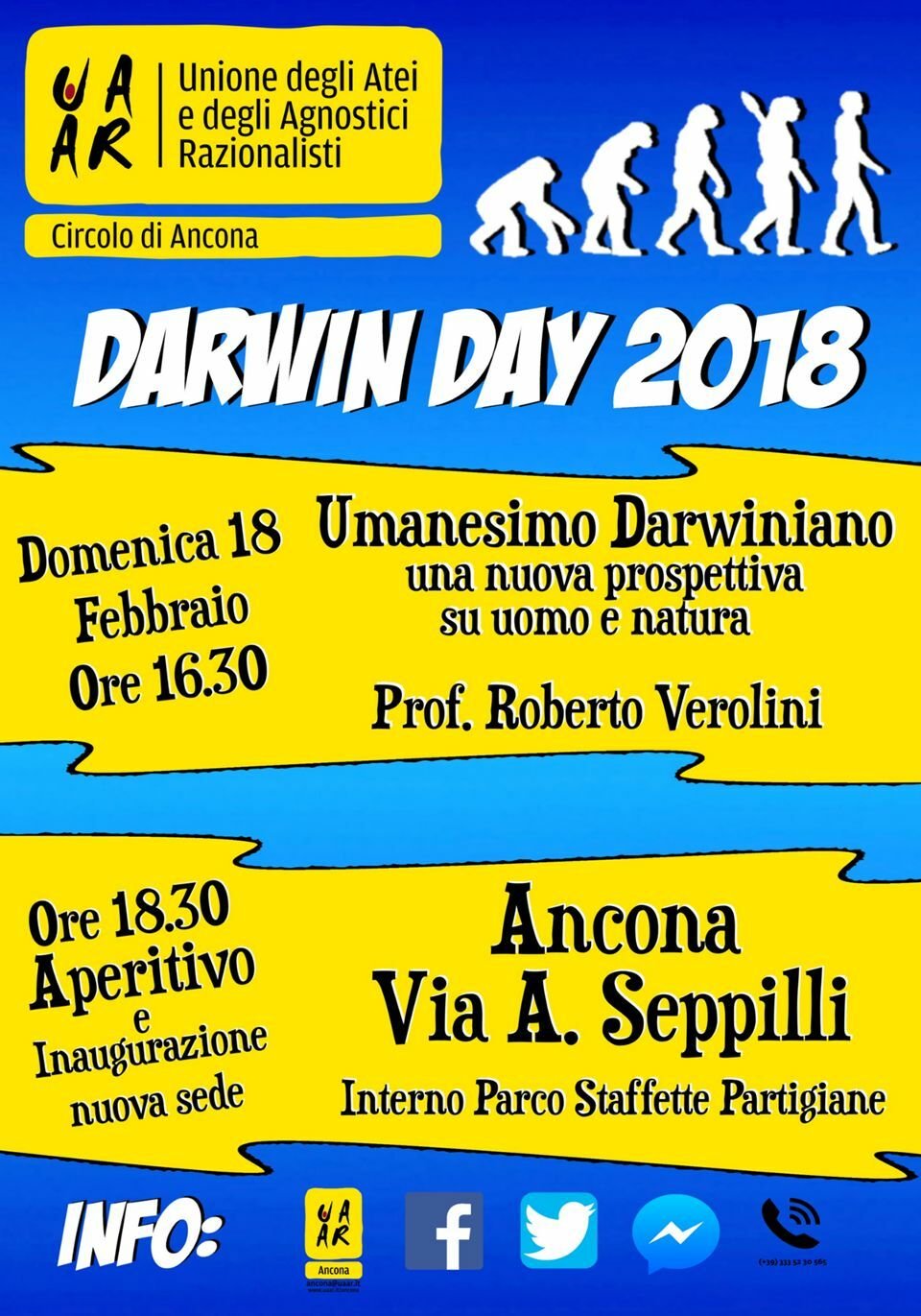 L'evento per il Darwin Day ad Ancora