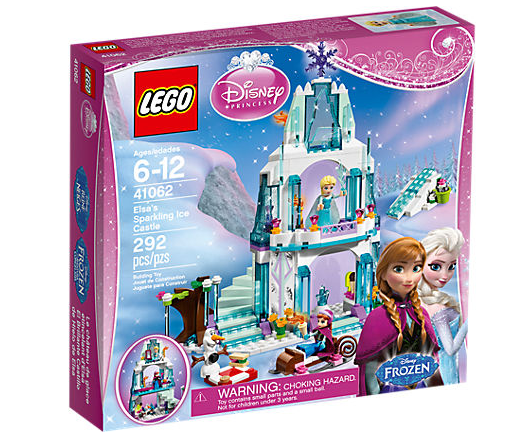 Dettagli del box del set Il castello di ghiaccio di Elsa di LEGO