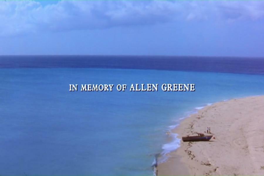 La dedica in memoria di Allen Greene nel film Le ali della libertà