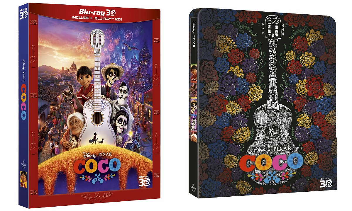 Cofanetto Blu-ray 3D e Steelbook di Coco