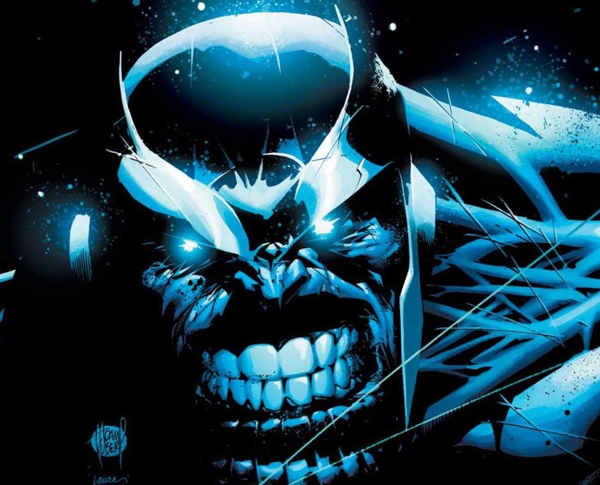 Thanos sulla cover di Infinity