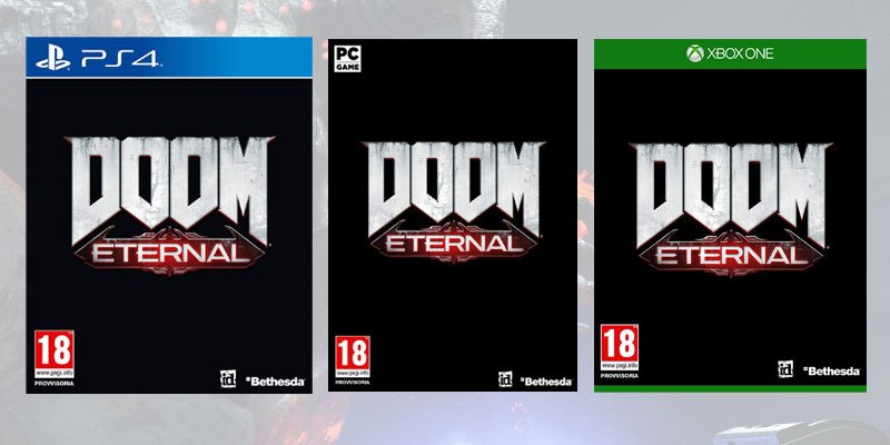 La copertina provvisoria di Doom Eternal