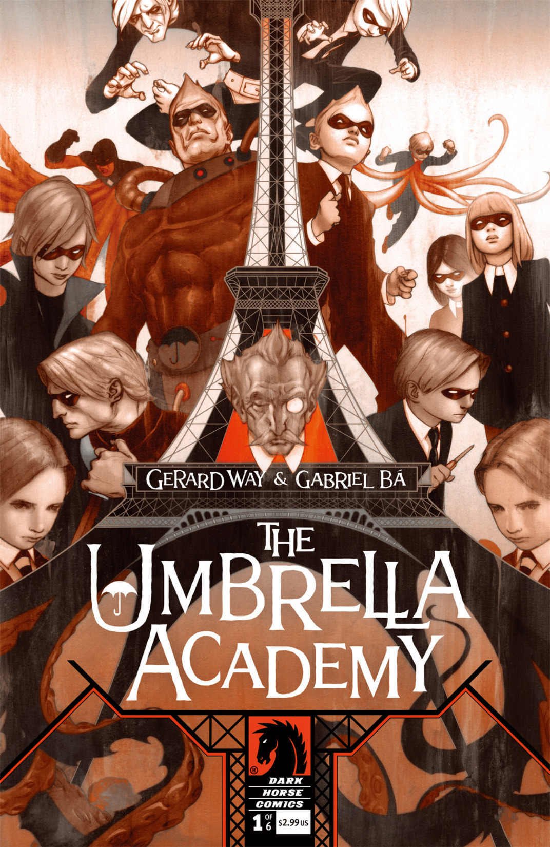 copertina di  The Umbrella Academy