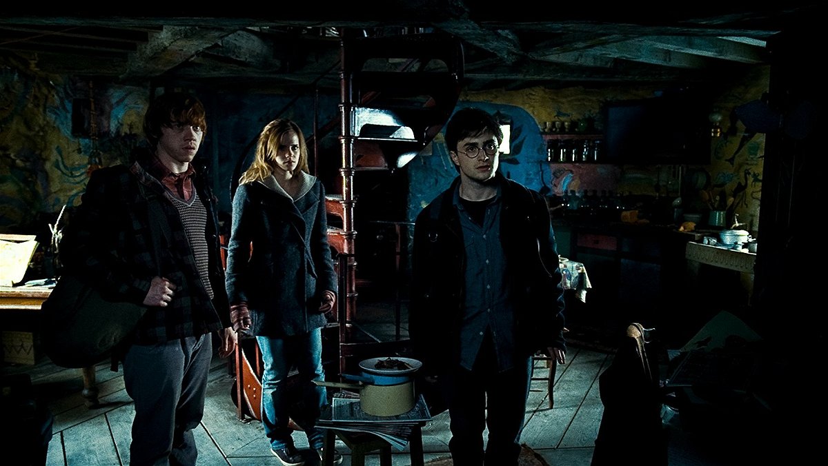 I tre protagonisti dei film di Harry Potter