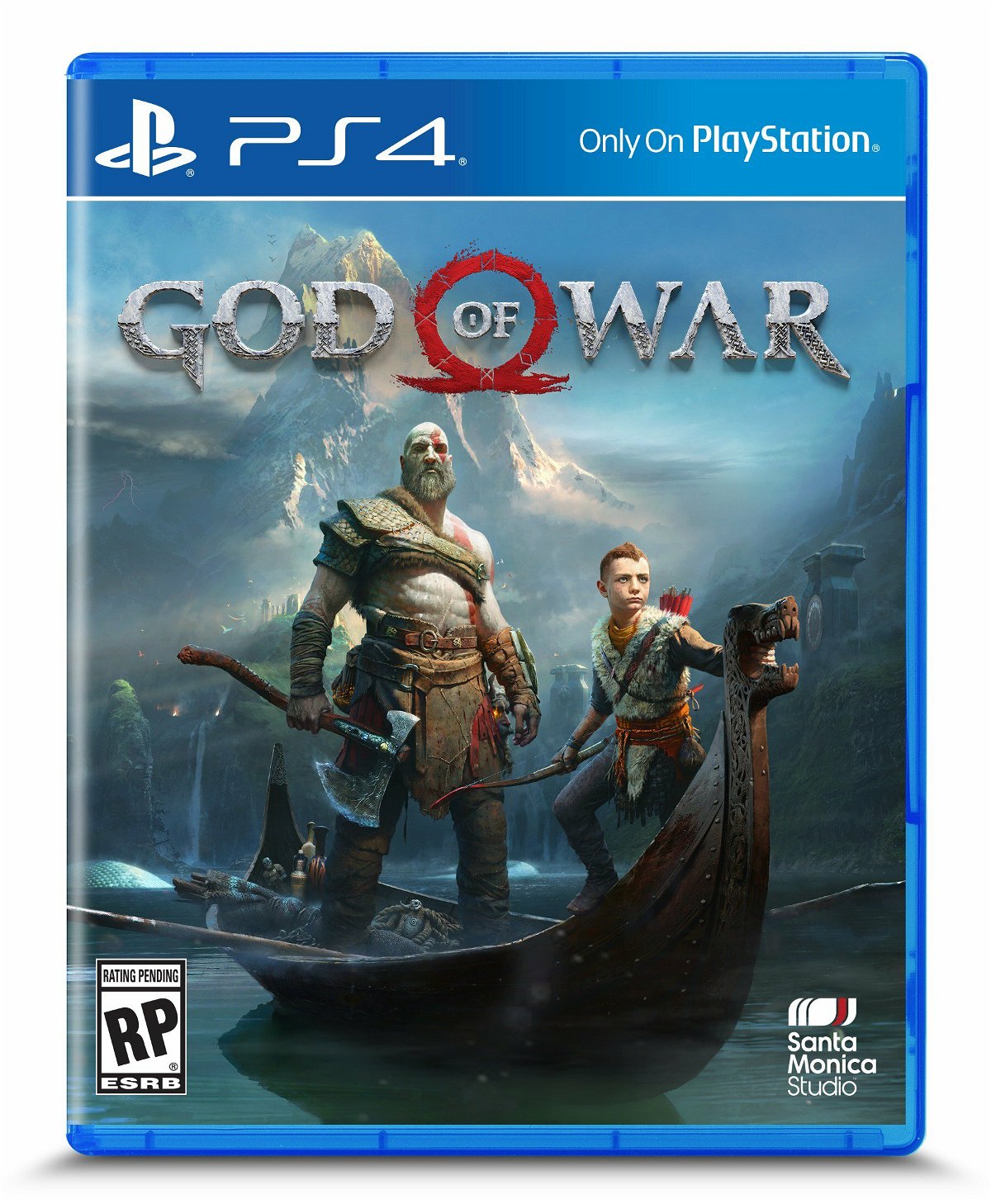 La copertina ufficiale del nuovo capitolo di God of War per PS4