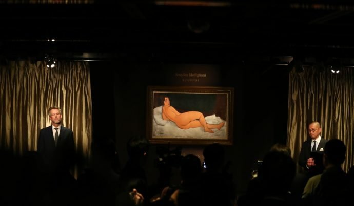 Soheby’s di New York: l'asta per la vendita del dipinto Nu couche (sur le coté gauche) di Modigliani