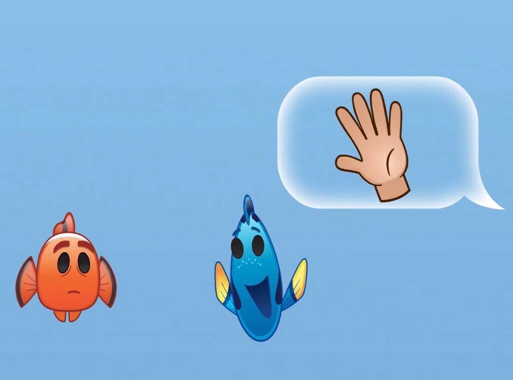 Nemo clip emoji Disney 2016