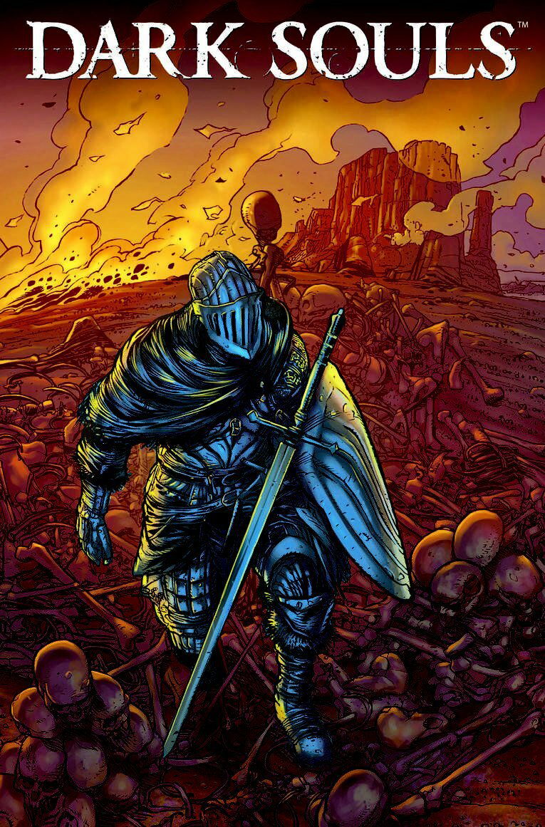 Clicca per vedere l'immagine originale La copertina del fumetto Dark Souls