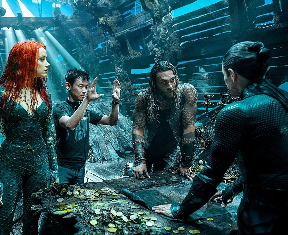 Il cast di Aquaman suls et del film
