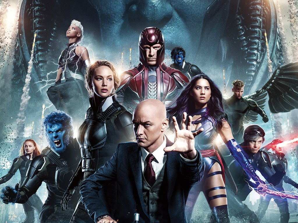 Immagine dei protagonisti dell'ultimo capitolo X-Men: Apocalisse del 2016
