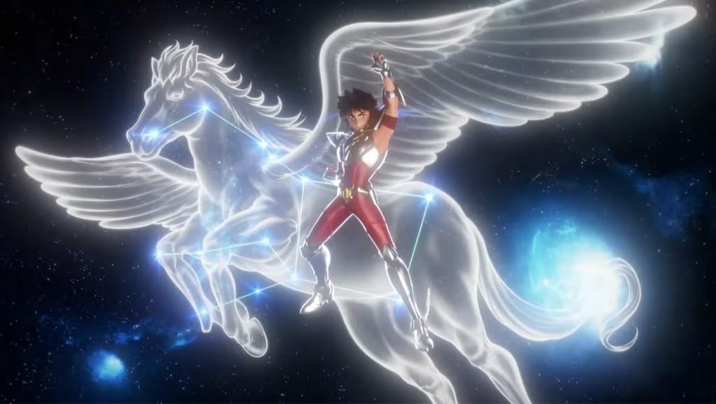 Pegasus de I Cavalieri dello Zodiaco Netflix