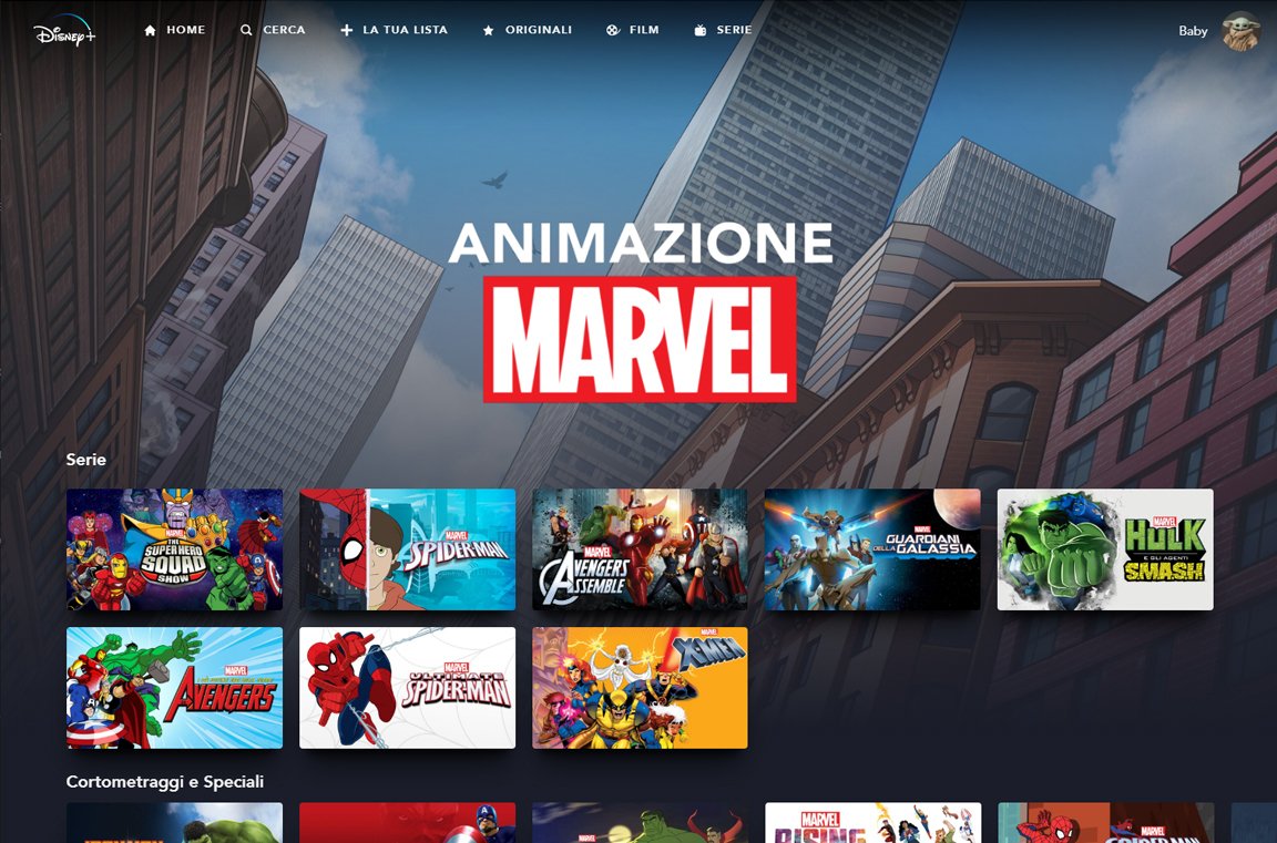 Le Serie Animate Marvel su Disney+ Italia