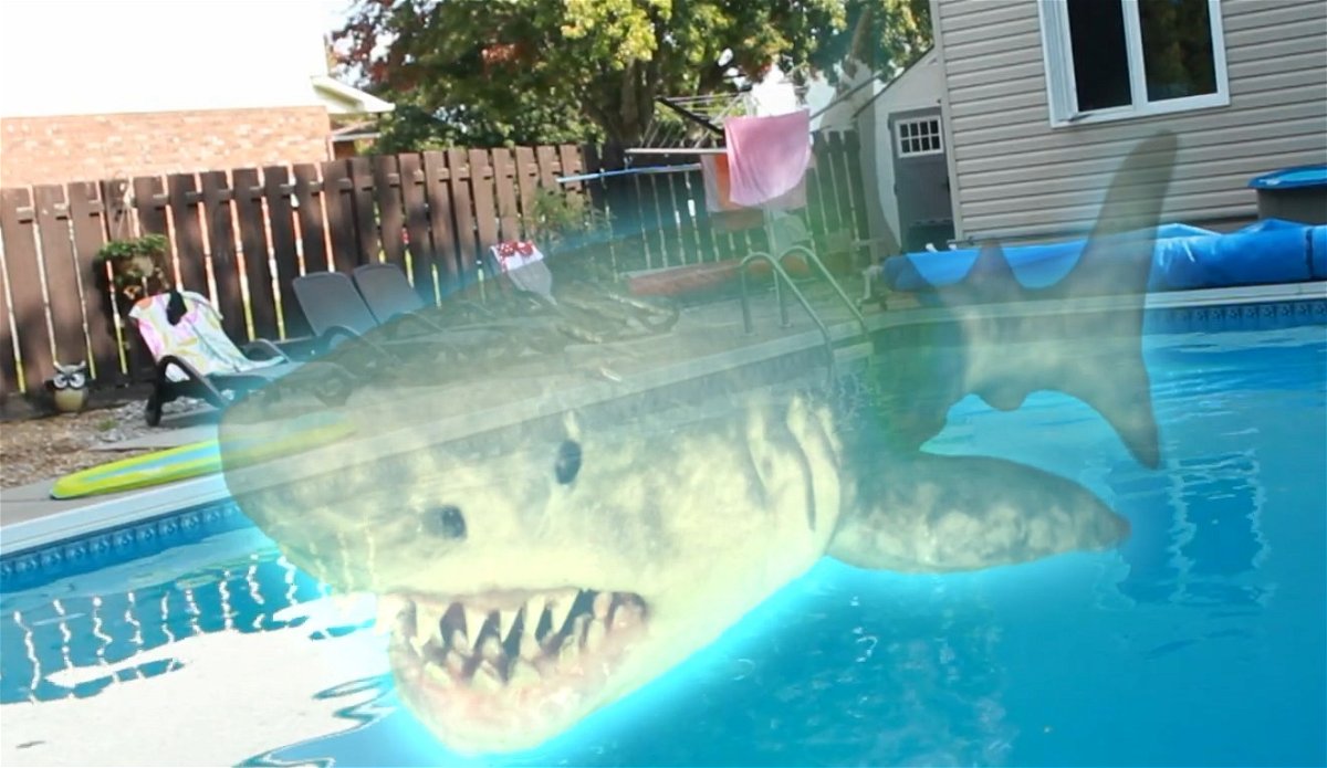 Una scena del film Ouija Shark