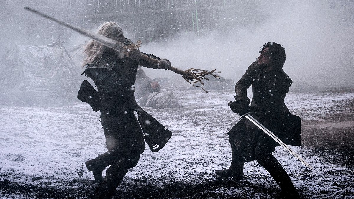 Jon Snow in una scena della stagione 5