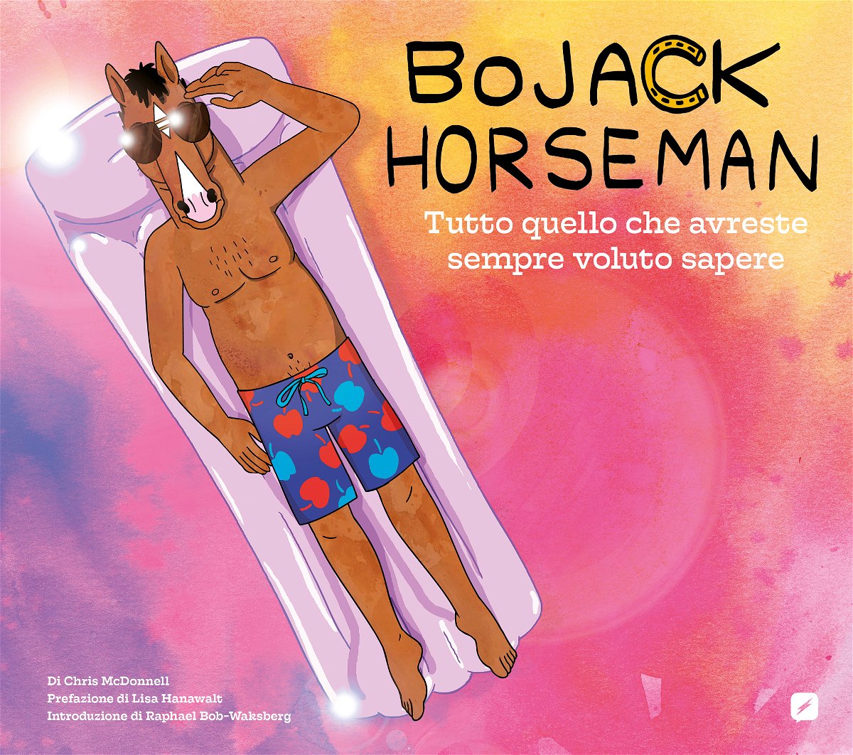La copertina del libro dedicato alla serie tv BoJack Horseman