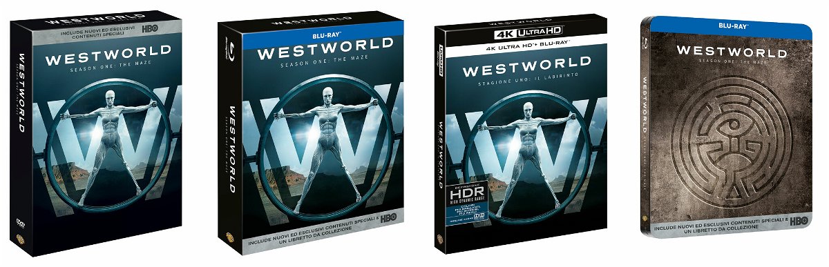 Le versioni Home Video della prima stagione di Westworld