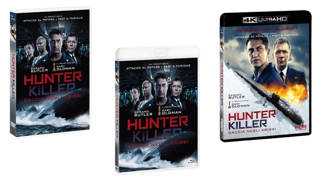 Hunter Killer - Caccia negli abissi - Home Video - DVD - Blu-ray - 4K