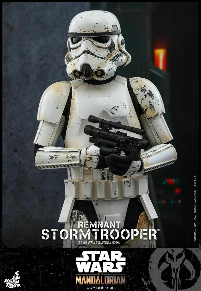Stormtrooper, la nuova action figure di Hot Toys da The Mandalorian a mezzo busto con pistola