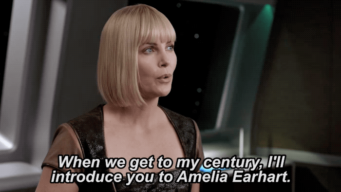 Charlize Theron in The Orville