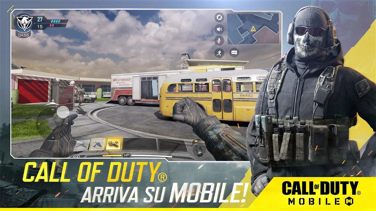 Un'immagine promozionale per l'uscita di Call of Duty: Mobile