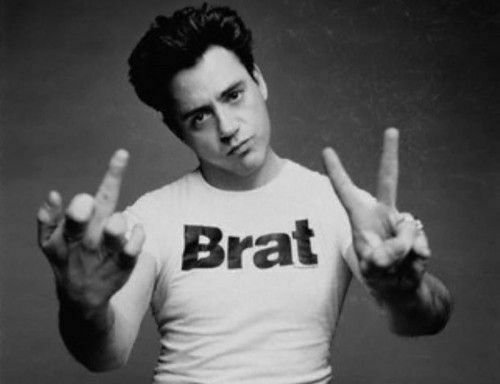 Robert Downey Jr. in una vecchia foto del Brat Pack 