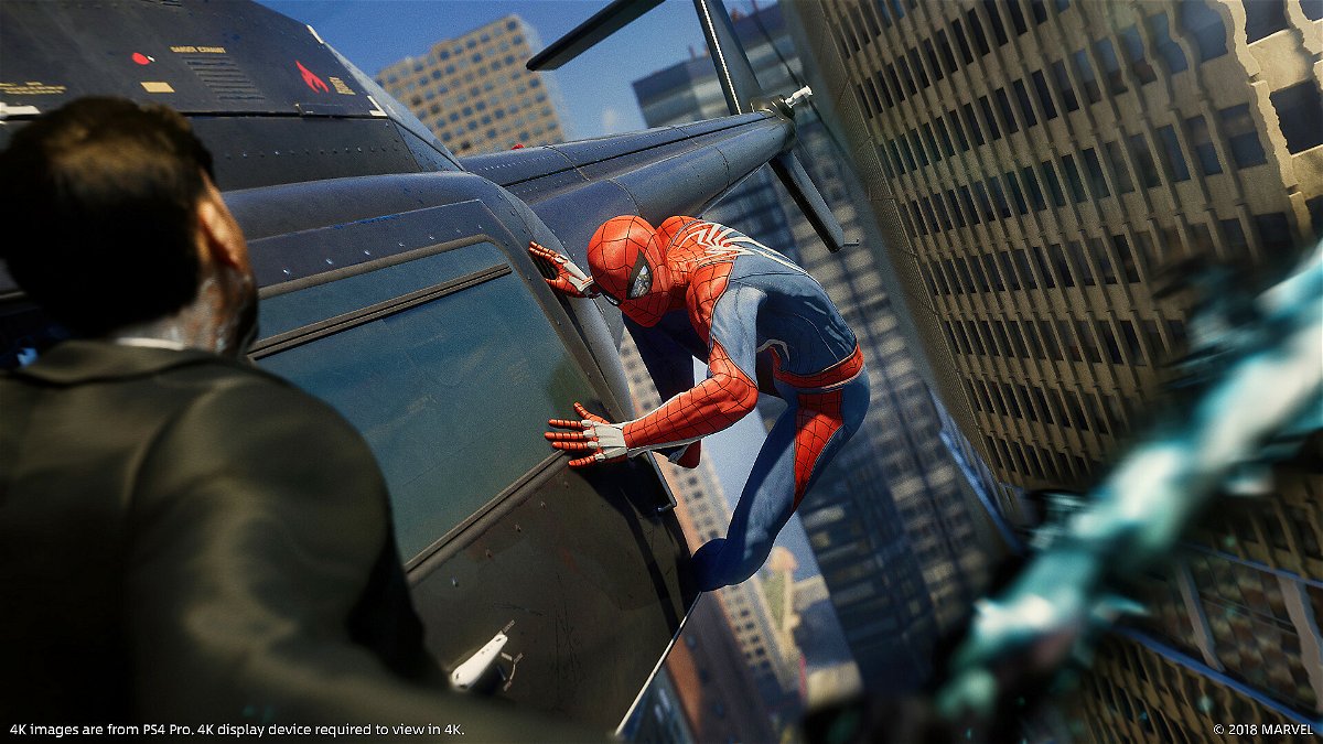 Spider-Man in azione nel nuovo videogioco su PS4