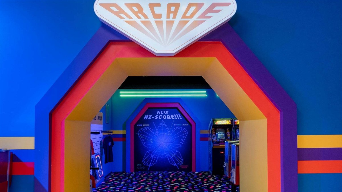 Stranger Things pop up Miami - Ingresso zona arcade