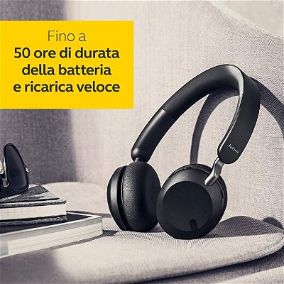 Jabra Elite 45h - Cuffie wireless on-ear compatte e pieghevoli 3