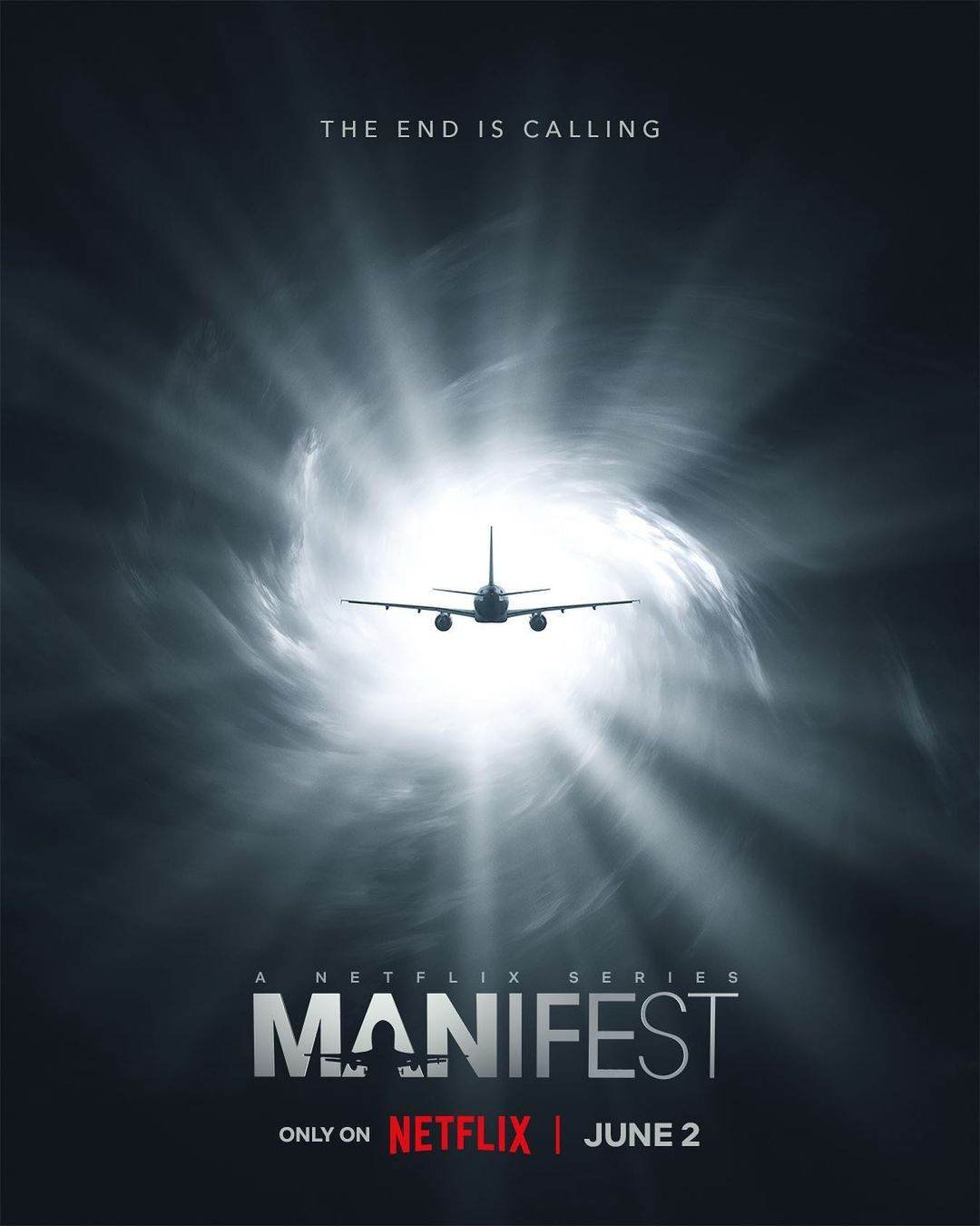 Manifest 4 poster - Aereo che vola verso una luce