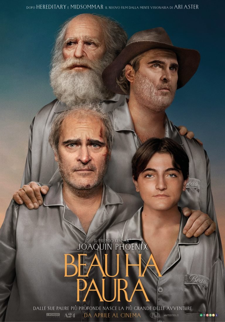Beau ha paura - Poster ufficiale del film con foto dei protagonisti