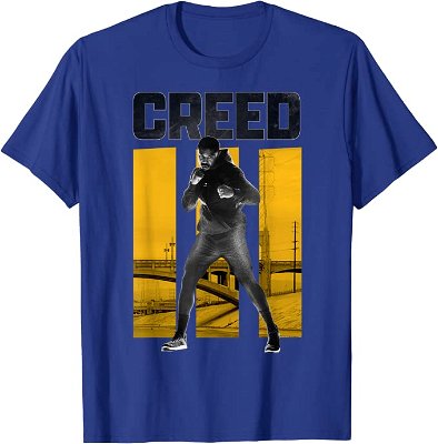 T-shirt blue Creed III